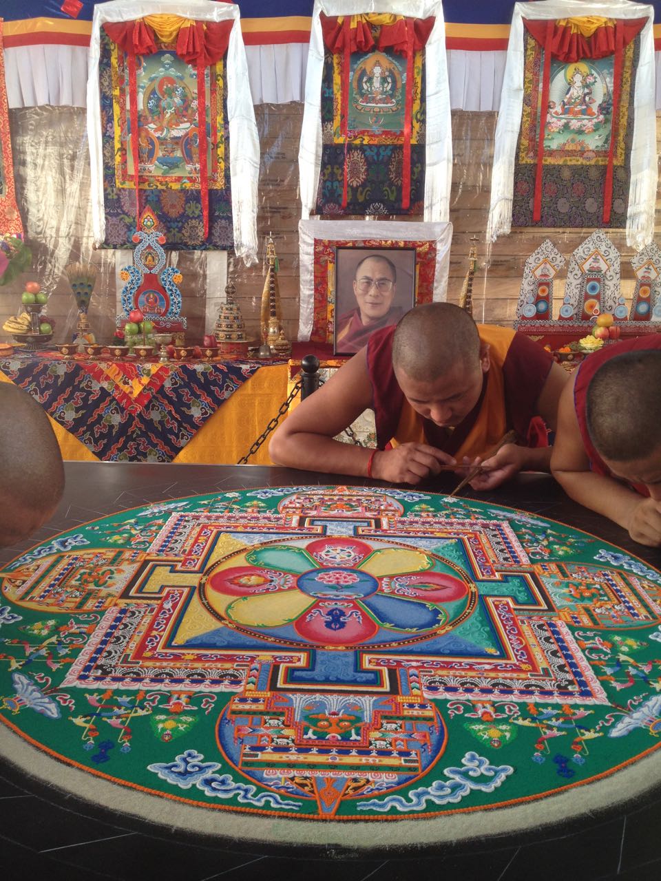 The lessons of prayer flags for the Dalai Lama in Alabama